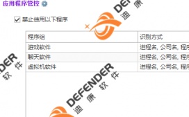 小tips-迪康Defender软件帮你禁止员工安装软件，规范员工的电脑使用习惯！